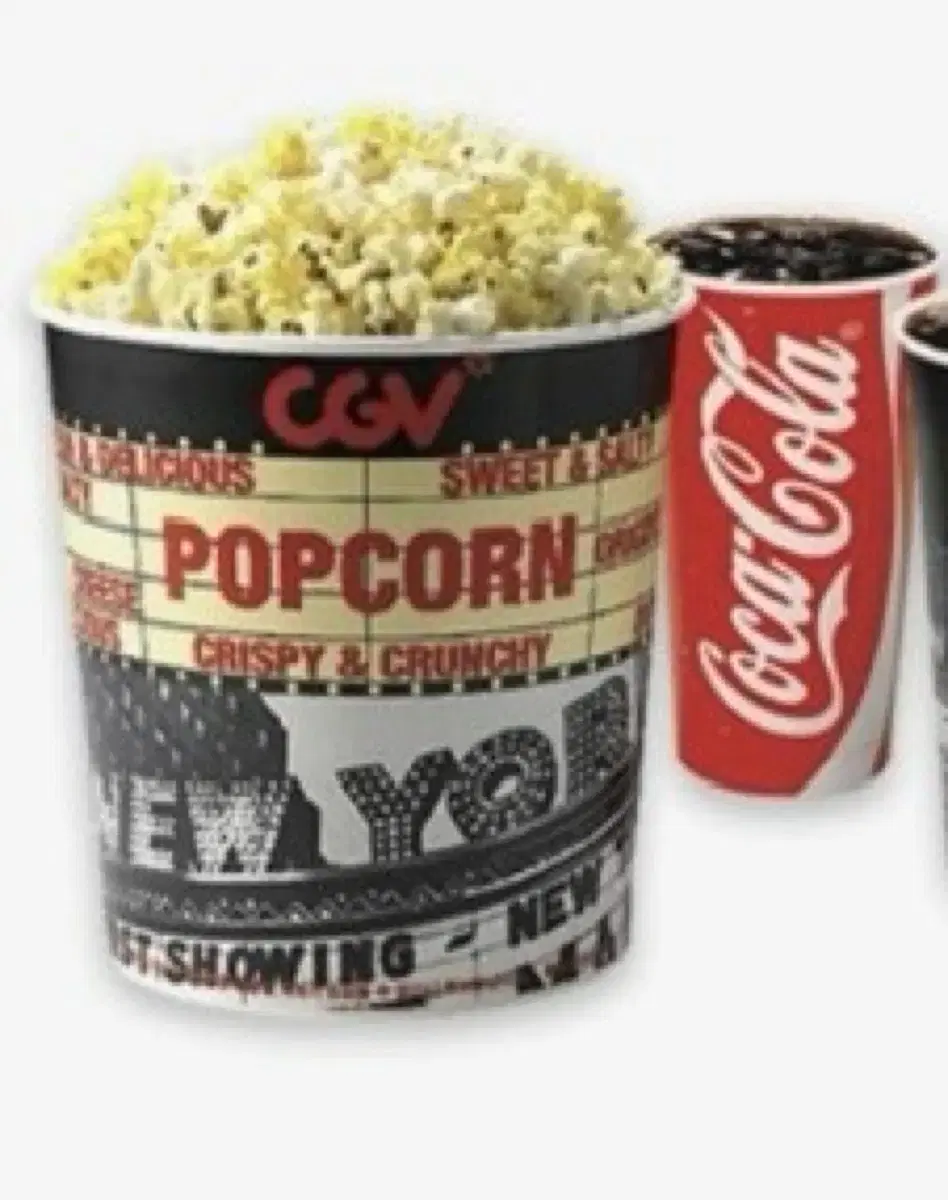 CGV Set Coupon Carbonated drinks Popcorn