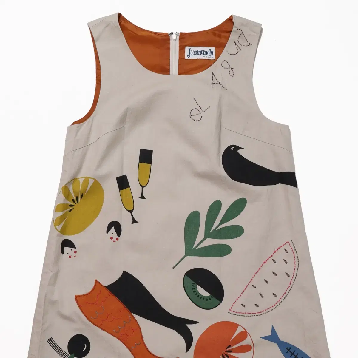 Jocomomola Embroidery Sleeveless