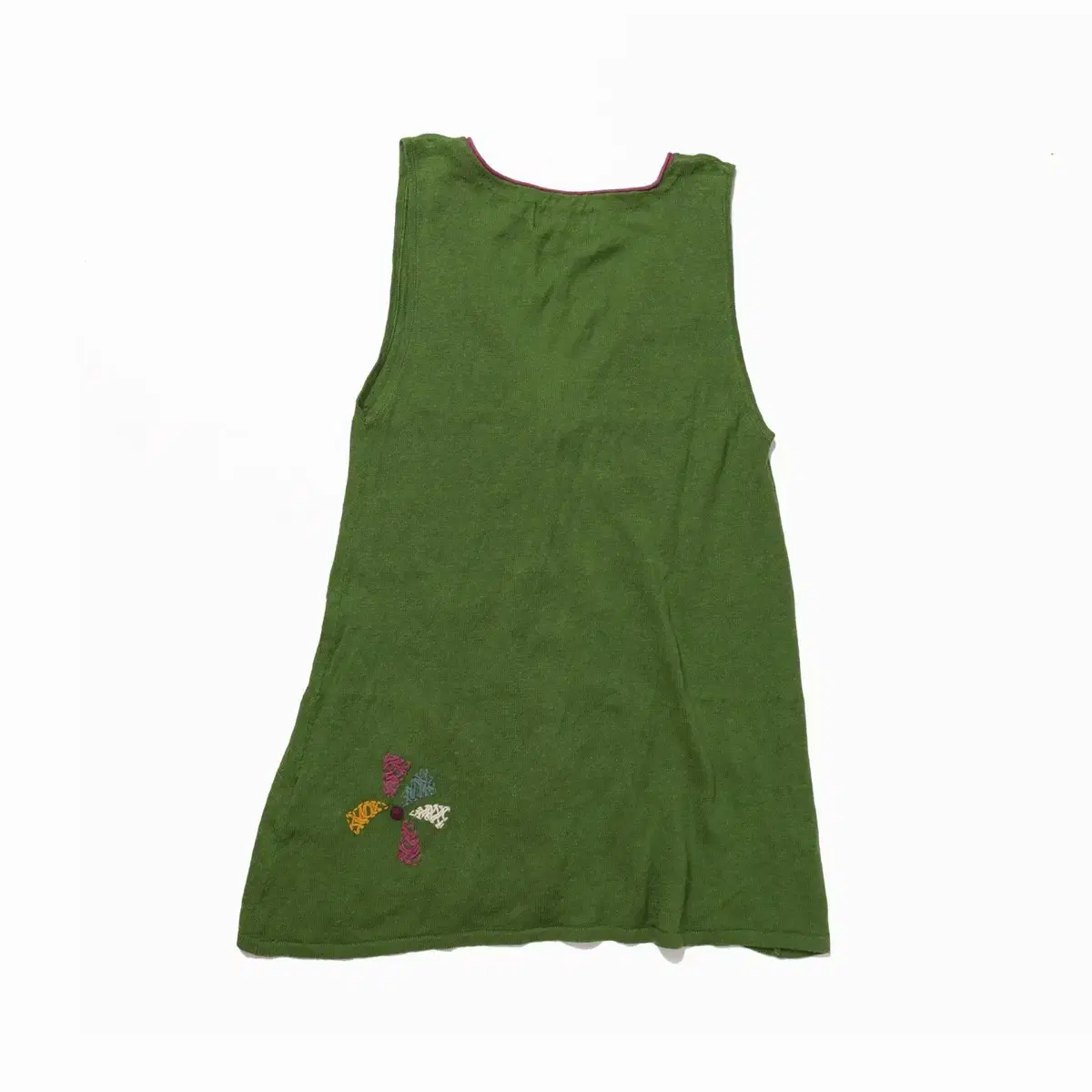 Jocomomola Embroidery Button Vest