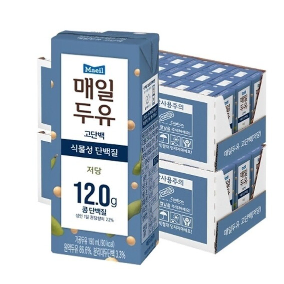 무료배송-매일두유 고단백 190ml 48개 매일유업