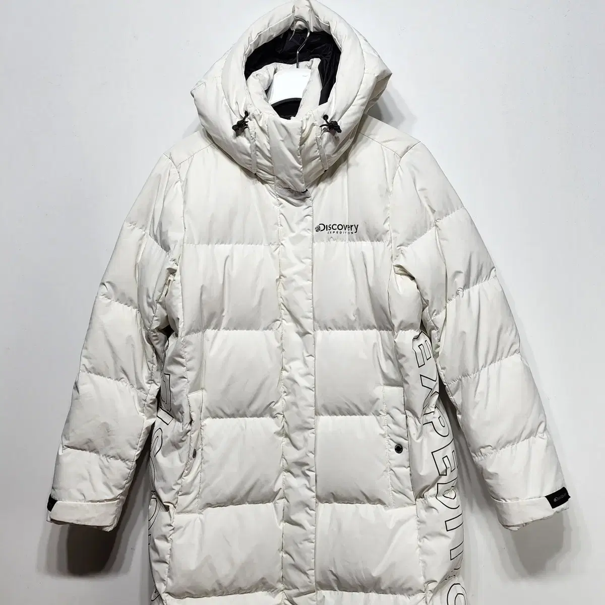 DISCOVERY Long padded jumper jacket white S