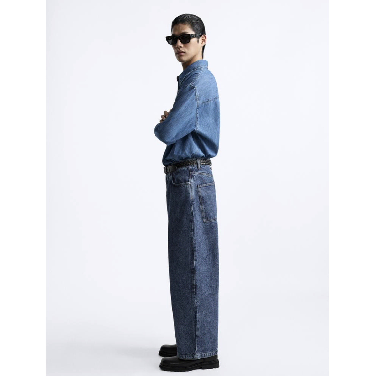 34 자라 JEANS WIDE FIT X STUDIO NICHOLSON