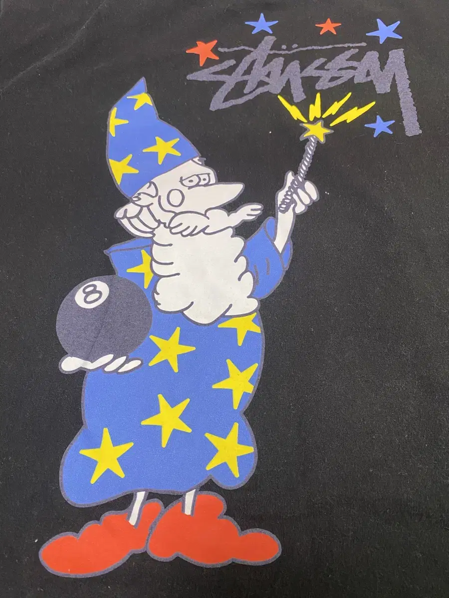 [XL] Stussy Wizard Wizard Black