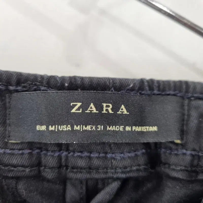 D8596 ZARA 남33-35인치 블랙 밴딩 조거 팬츠/더크