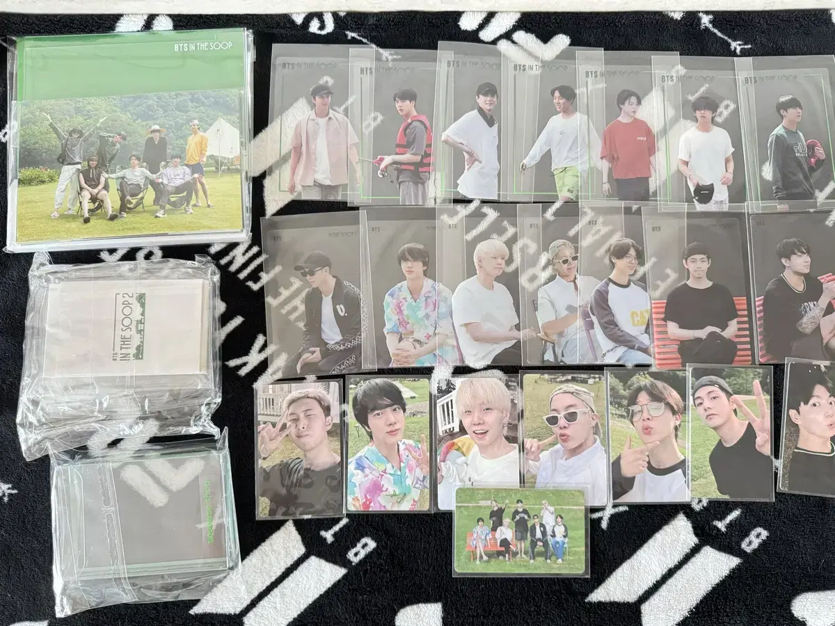 BTS bts In the Woods 1 & 2 pre-order benefit Complete and framed in bulk