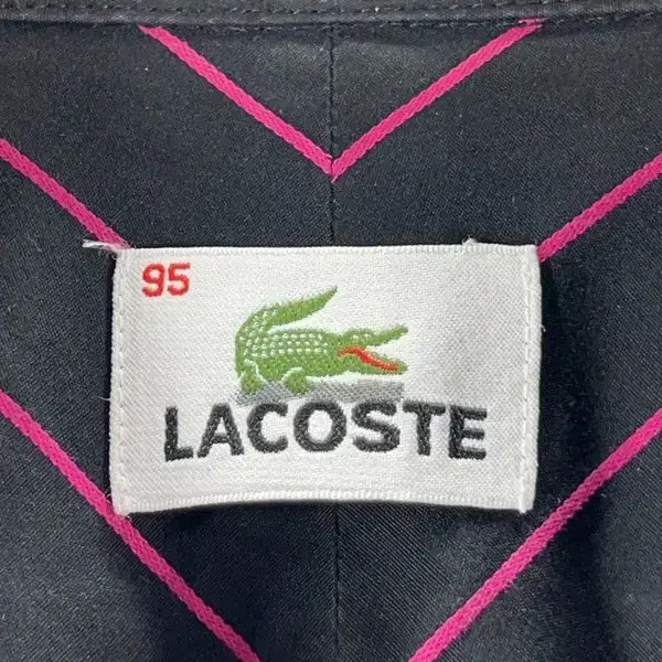 Lacoste 라코스테 남성 스트라이프 셔츠 95/빈티지홍