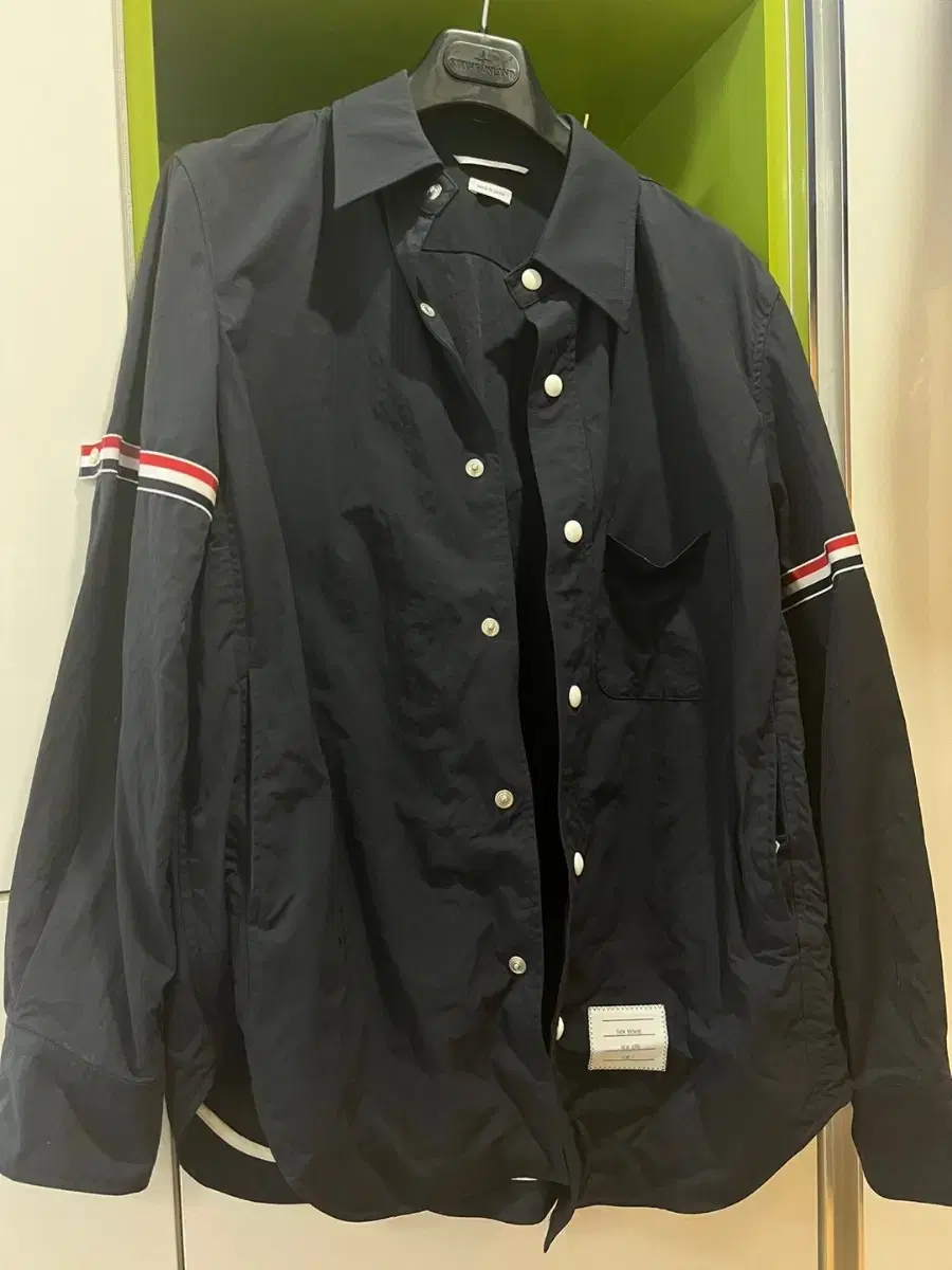 Department Stores) Thom Browne Armband Nylon Jacket (New)