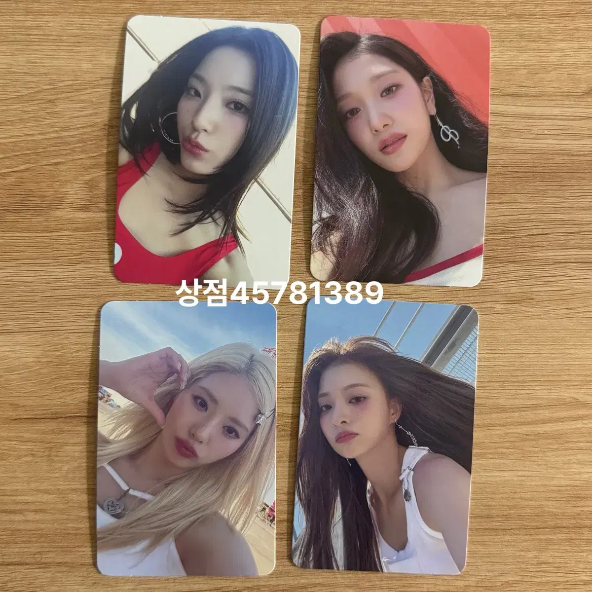 프로미스나인 슈퍼소닉 헬로라이브 미공포 특전 포카 양도 fromis