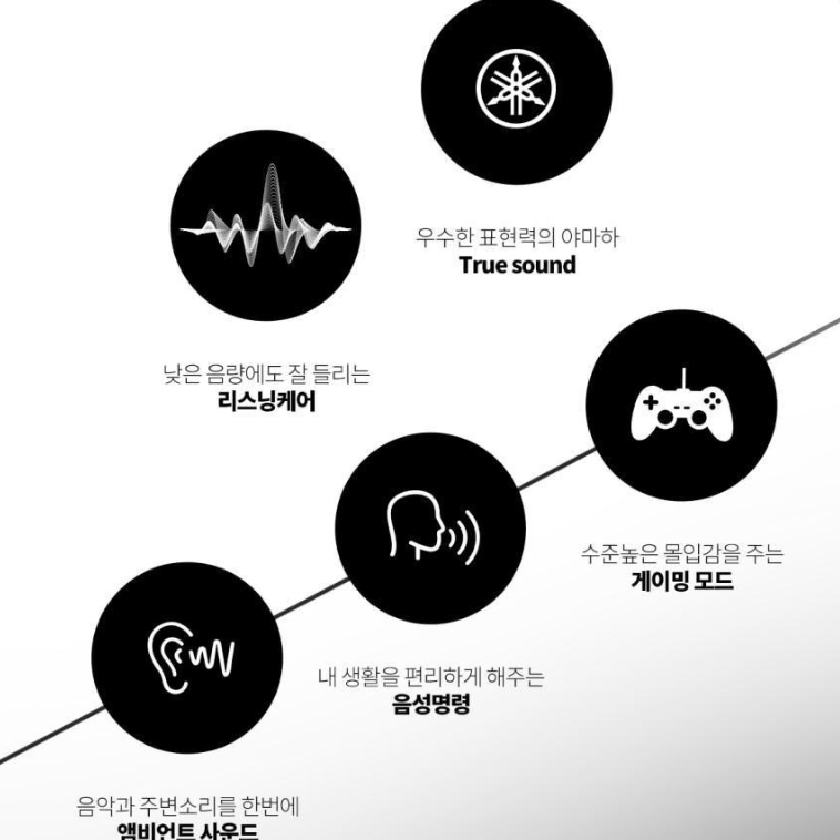 야마하 TW-ES5A 무선이어폰