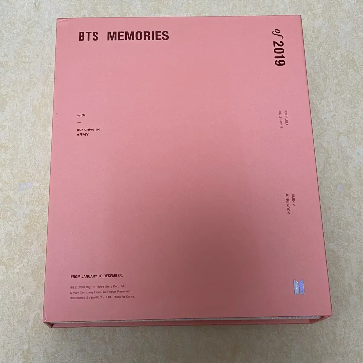 풀셋 방탄 2019 메모리즈 dvd