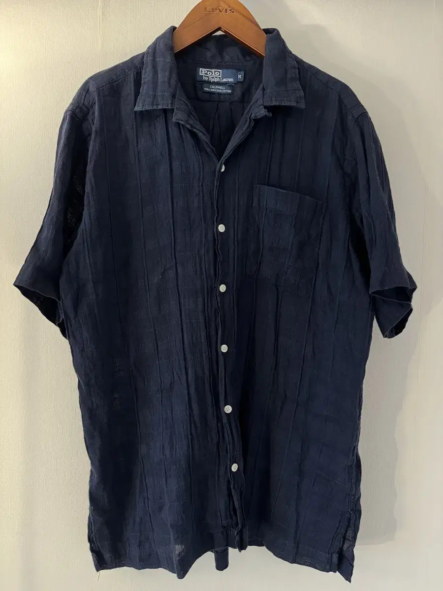 90s polo ralph lauren coldwell linen shirt