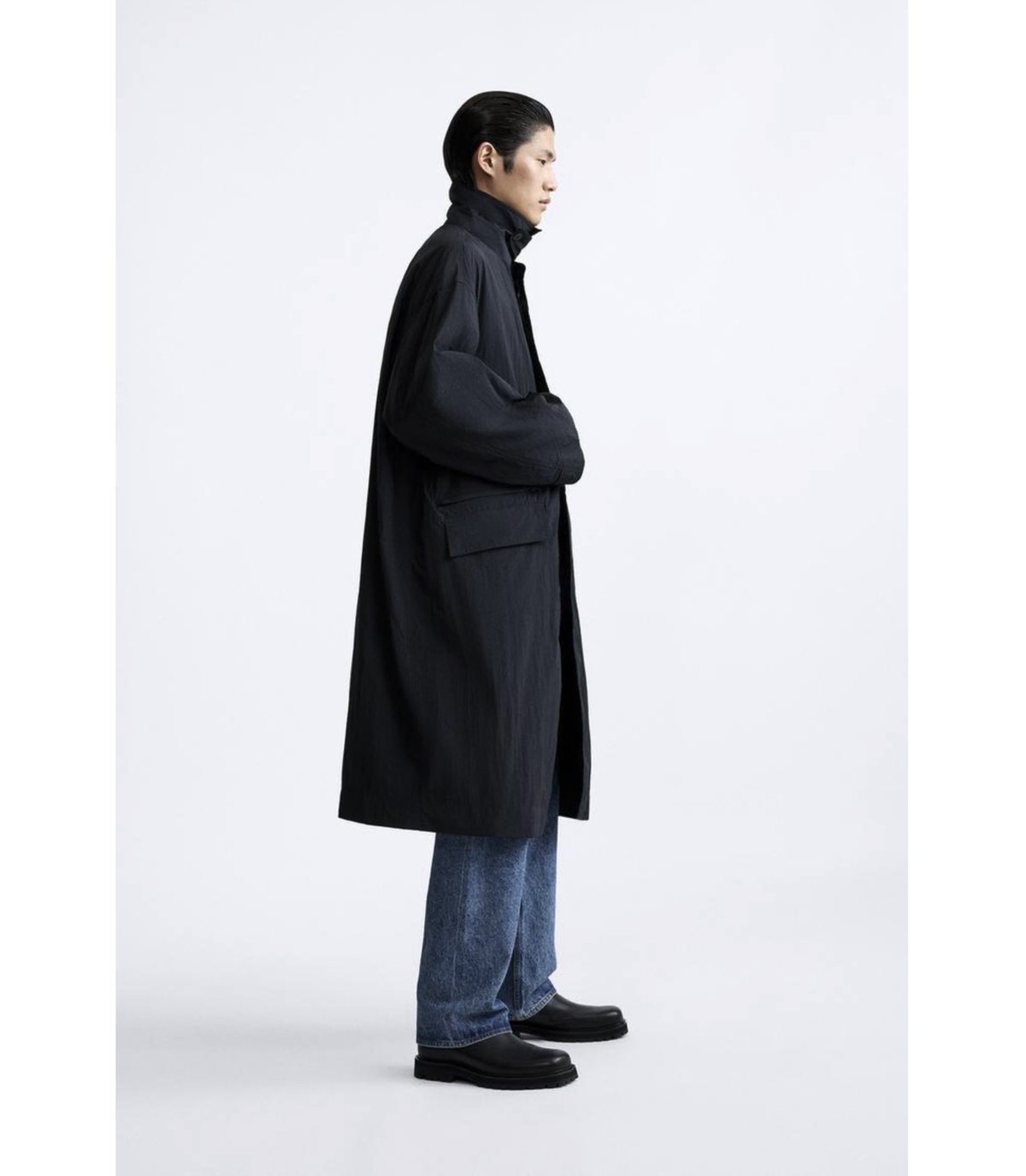 L-XL Zara Packable Trench Coat X STUDIO NICHOLSON