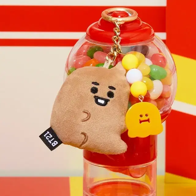 라인프렌즈 BT21 SHOOKY BABY 젤리캔디 백참 슈키