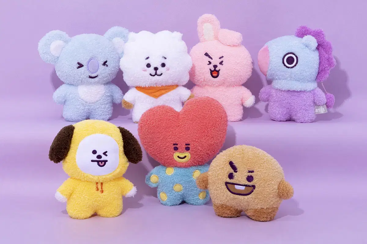 (일본한정/상품권가능)BT21 탓톤 땃똔 망 인형