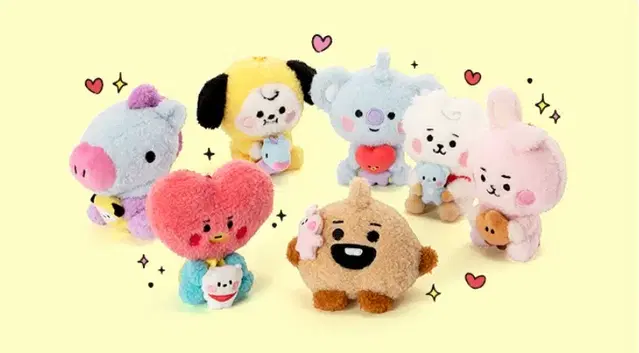 (일본한정)BT21 마이리틀버디 인형 RJ 알제이