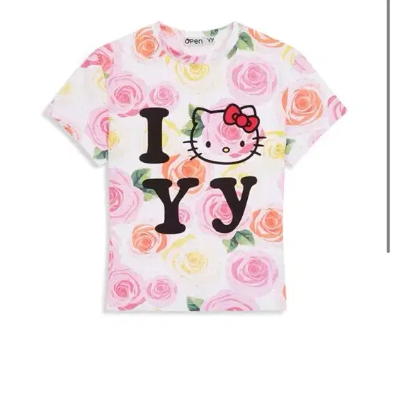 HELLO KITTY X YY BABY TEE, PINK