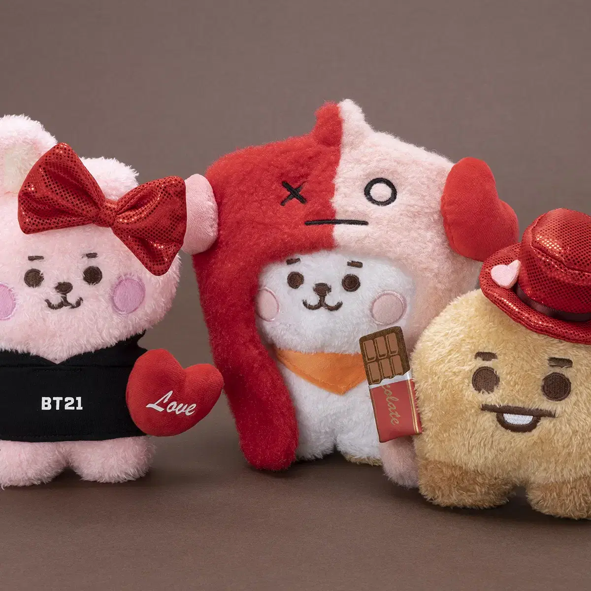 (일본한정)BT21 발렌타인 시리즈 초코모자