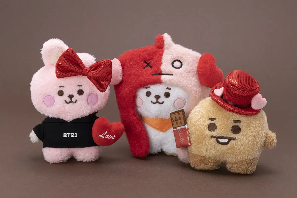 (일본한정)BT21 발렌타인 시리즈 초코모자