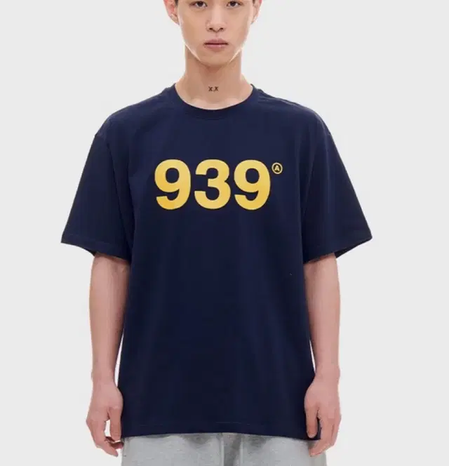 아카이브볼드 939 LOGO T-SHIRTS 반팔 네이비