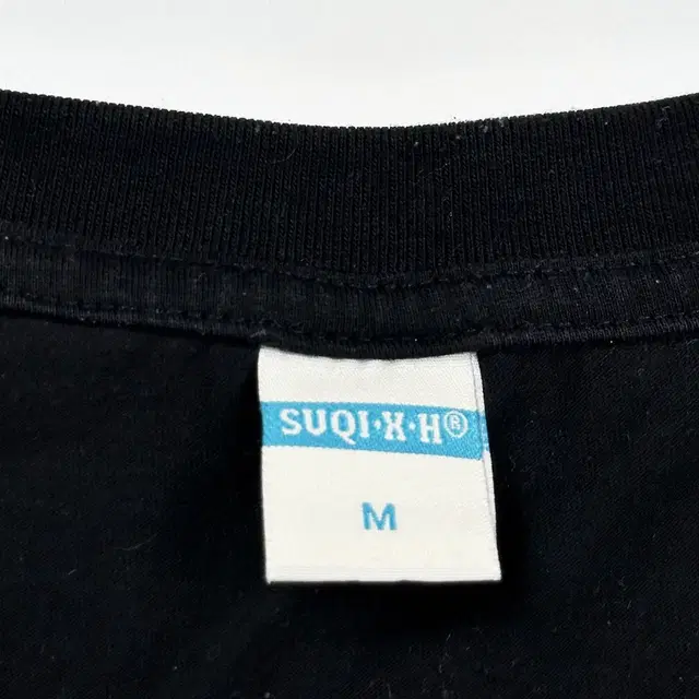 (M) VTG 빈티지 울프 프린팅 반팔티 블랙