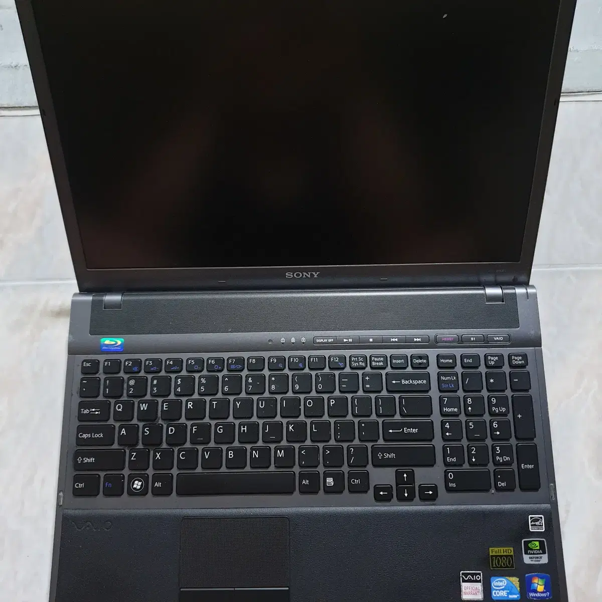 노트북 소니VPCF137HG 16인치 i7 740 램8g ssd240g