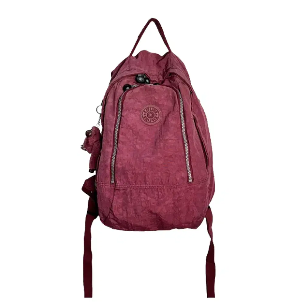 Kipling Pink Wine Backpack