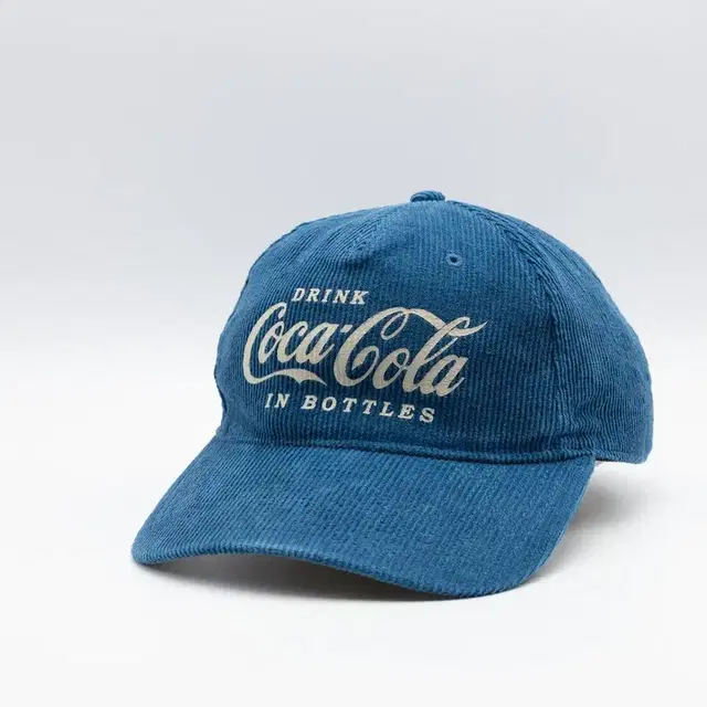 COCA COLA CORDUROY BLUE HAT