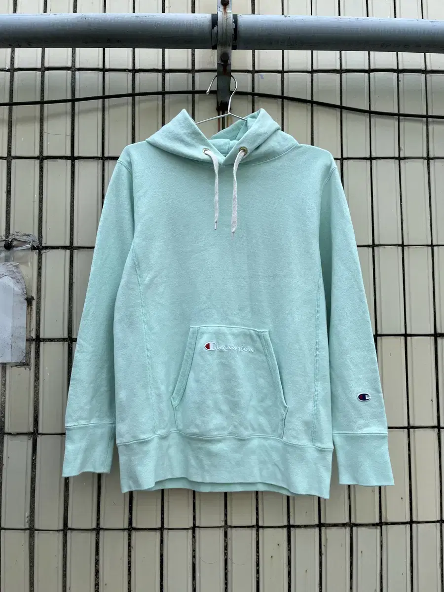 Champion Reverse Weave Big Logo Mint Hoodie by Champion