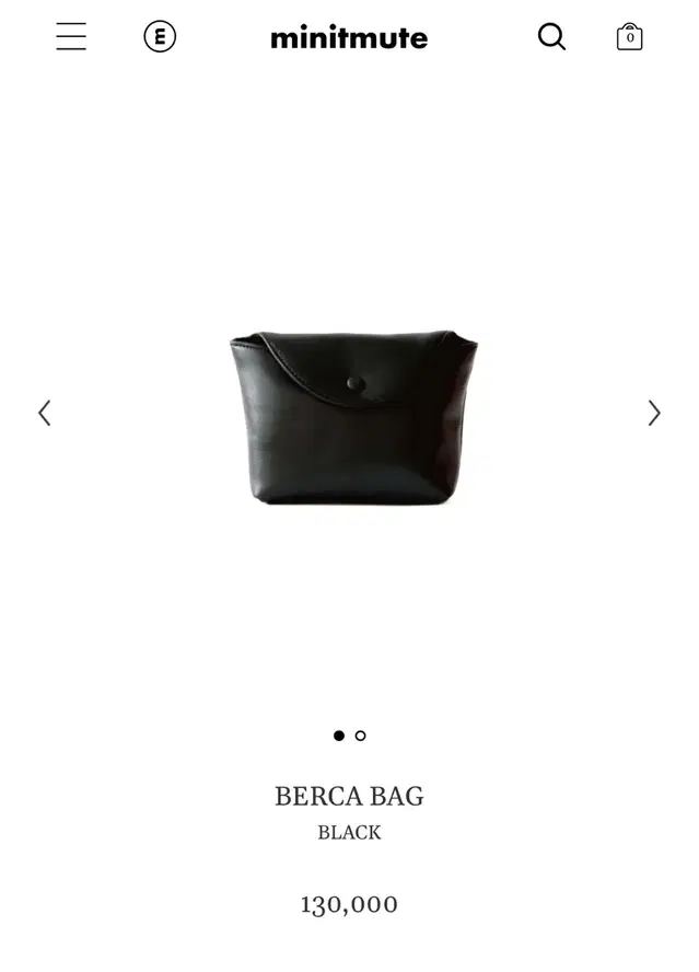 미닛뮤트 베르카 블랙 berca bag