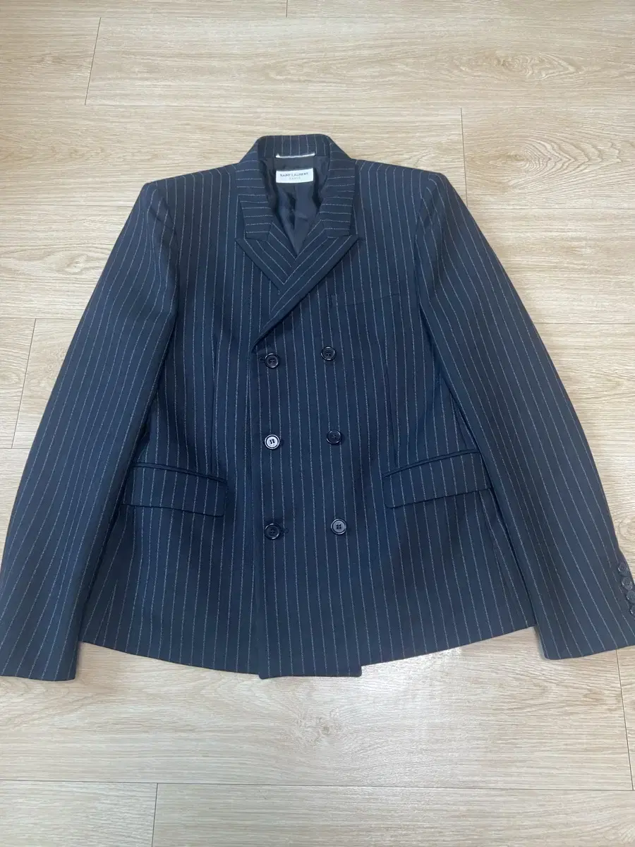 48 Saint Laurent FW19 Pinstripe Blazer Jacket