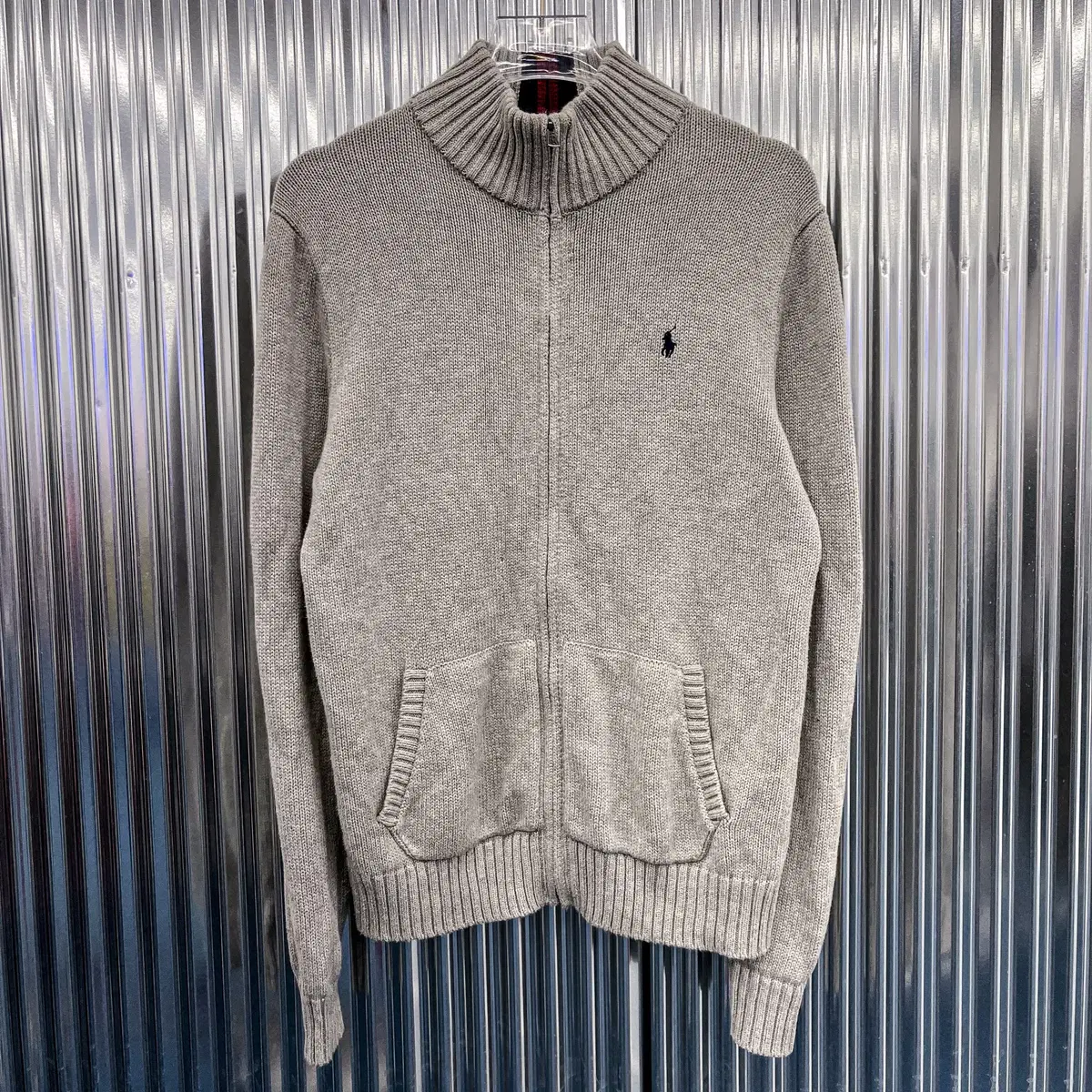 Polo Ralph Lauren Cotton Knit Zip-up (Domestic M) I133