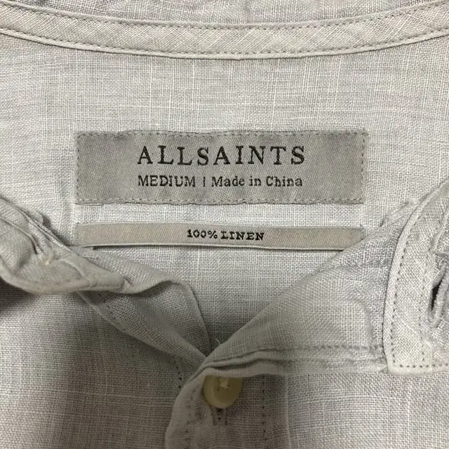 ALL SAINTS 올세인츠 100% LINEN 셔츠