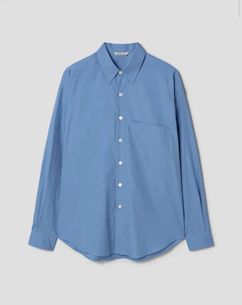 오라리 셔츠 Men Washed Finx Twill Big Shirt