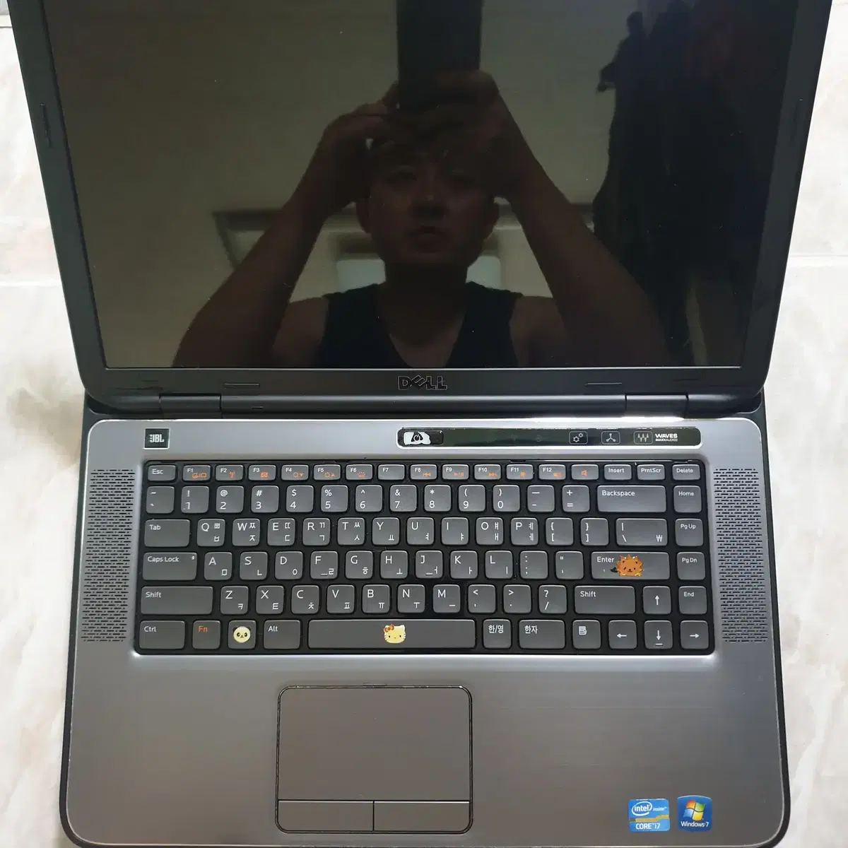 노트북 부품용 델XPS L502X i7-2860 화면고장 7만원