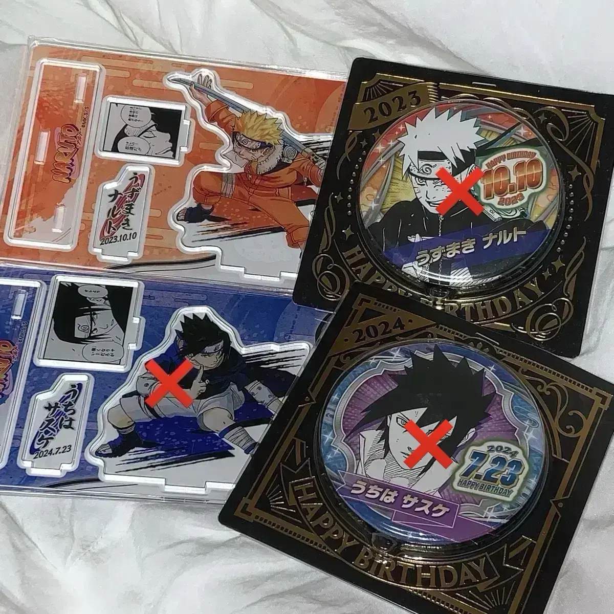 Naruto Sasuke 2023 2024 birthday Diorama Canbadge