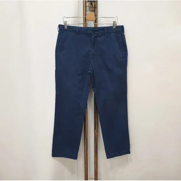 (KK65089)Vinpol Men's Navy Casual Cotton Pants 34