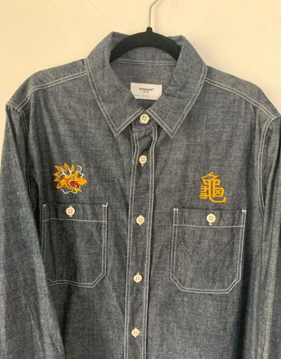 ESPIONAGE Espionage Denim shirt