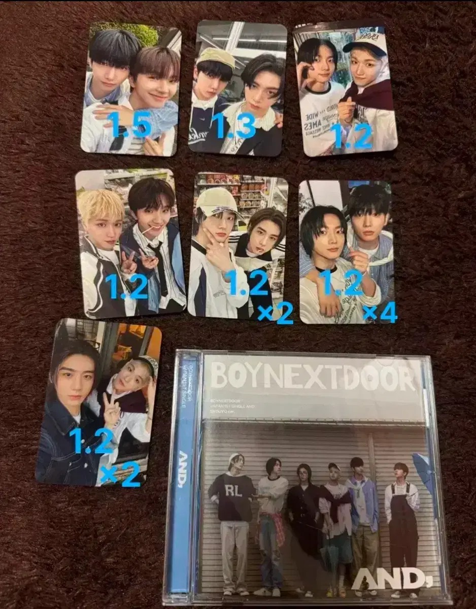 BOYNEXTDOOR 보이넥스트도어 일본 앨범 AND, CD 포카포함