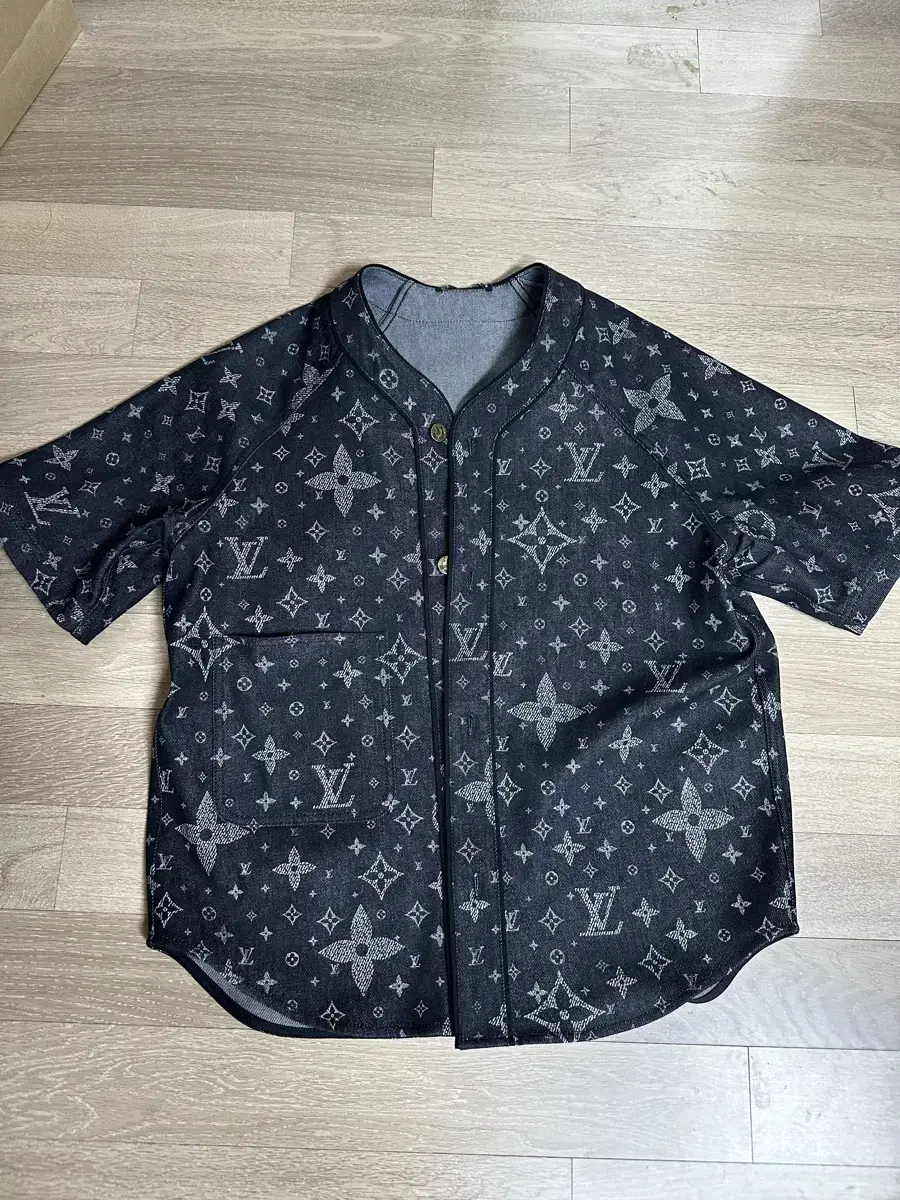 Louis Vuitton Denim Short Sleeve Shirt