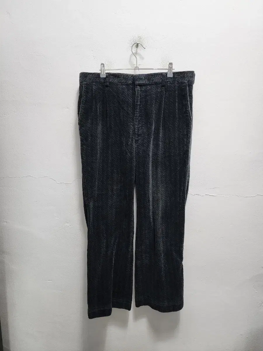 Black and White Italian Corduroy Pants