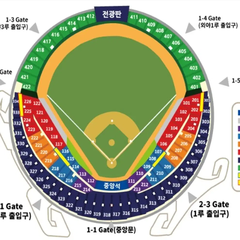 8월24일 두산 한화 렛두로 중앙네이비 2연석