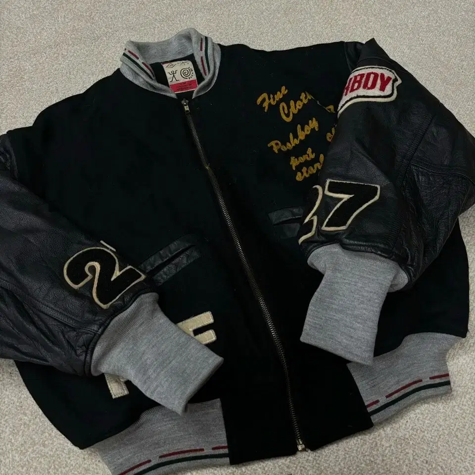 [ Genuine F ] 80/90's POSHBOY Vintage Varsity Jacket