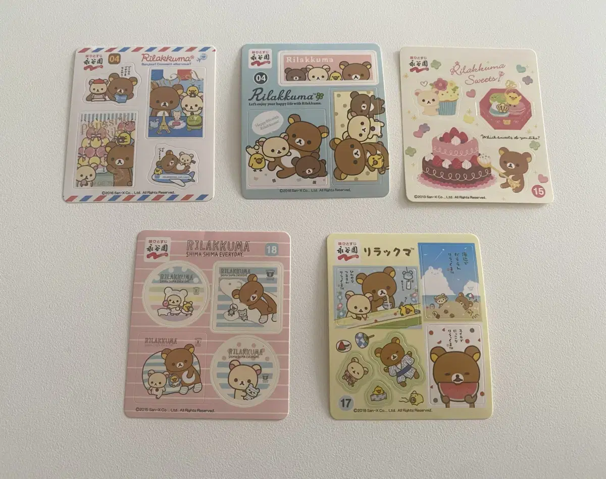 Rilakkuma seal stickers in bulk