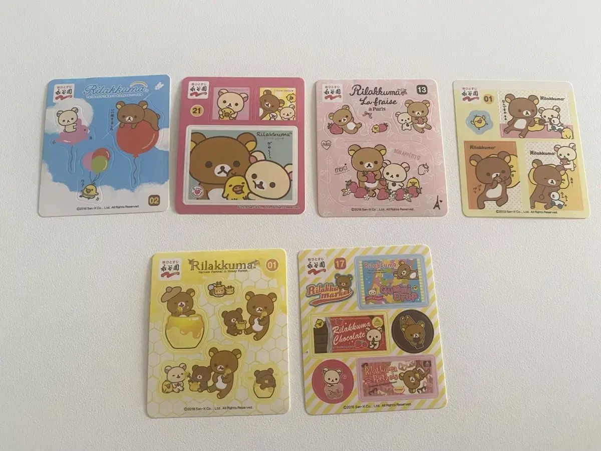 Rilakkuma seal stickers in bulk