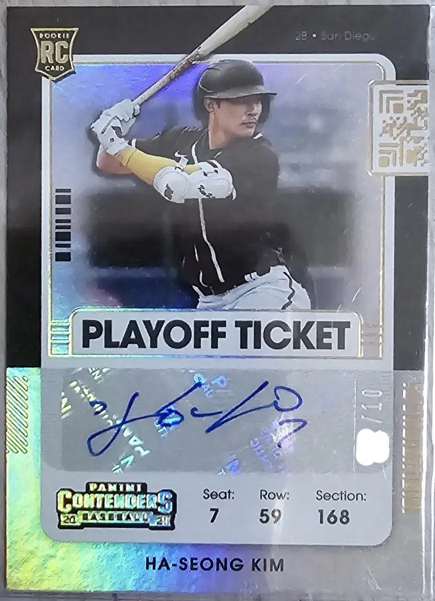 2021 Contenders Kim Ha Sung Gold Auto RC /10