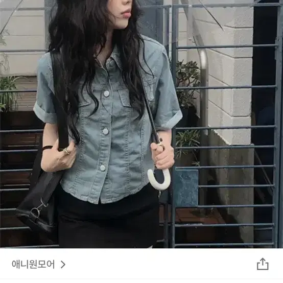 애니원모어 반팔청자켓 1번