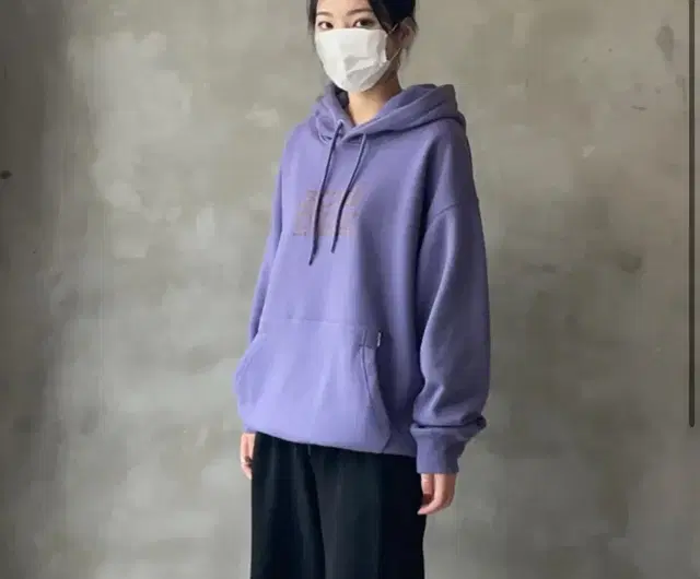 [스컬프터] Retro Outline Hoodie Grape