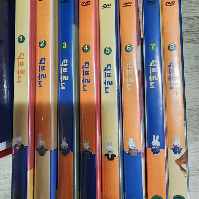 아가월드 딕부르너 한글 책 64권 DVD8장