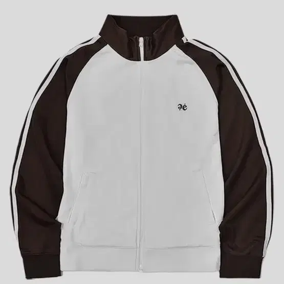 예예 Basic Logo Track Zip-Up - Brown