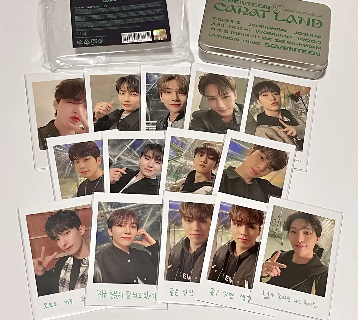 Seventeen 2022 Caratland md Instant Photo Card Set bulk WTS